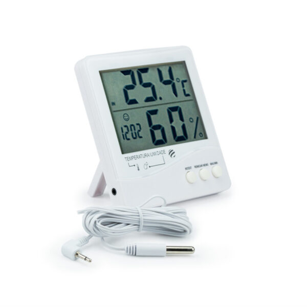 Termo-Higrômetro Digital Temperatura Interna e Externa de -50ºC a +70ºC com Certificado de Calibração com Selo de Acreditação RBC - Incoterm 7663.02.0.00 - Image 2