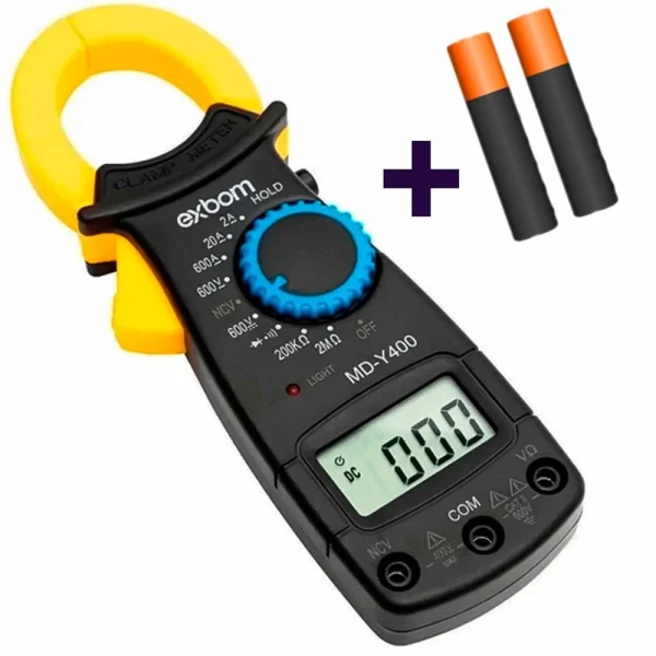 Alicate Volt-Amperímetro Digital Exbom MD-Y400 com Certificado de Calibração Rastreável à RBC - Image 11