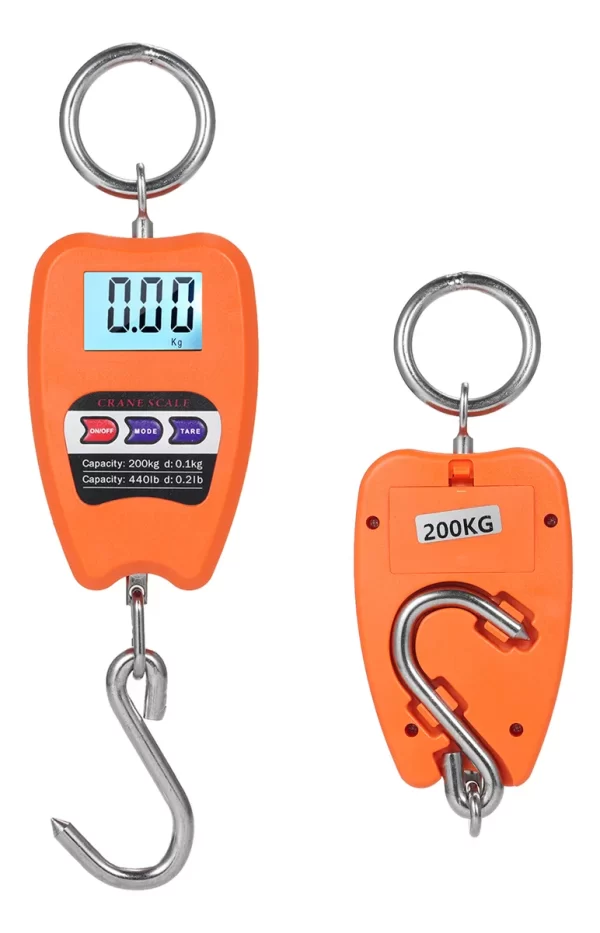 Dinamômetro Digital tipo balança Portátil de 200 kg com Certificado de Calibração com Selo de Acreditação RBC - Image 2