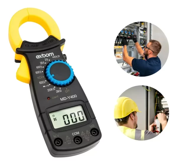 Alicate Volt-Amperímetro Digital Exbom MD-Y400 com Certificado de Calibração Rastreável à RBC - Image 10