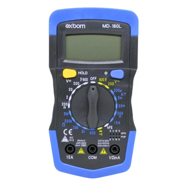 Multímetro Digital Exbom MD-180L com Certificado de Calibração Rastreável à RBC - Image 7