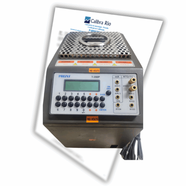 Forno Calibrador de Temperatura Presys T-350P - Com Certificado de Calibração Rastreável à RBC