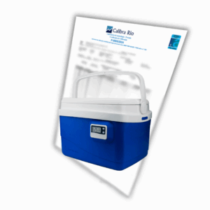 Caixa Térmica 12L Incoterm com Termômetro Indicador Digital com Certificado de Calibração com Selo de Acreditação RBC