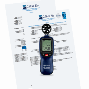 Termo-Anemômetro Digital Incoterm TAN-110 com 2 Certificados de Calibração