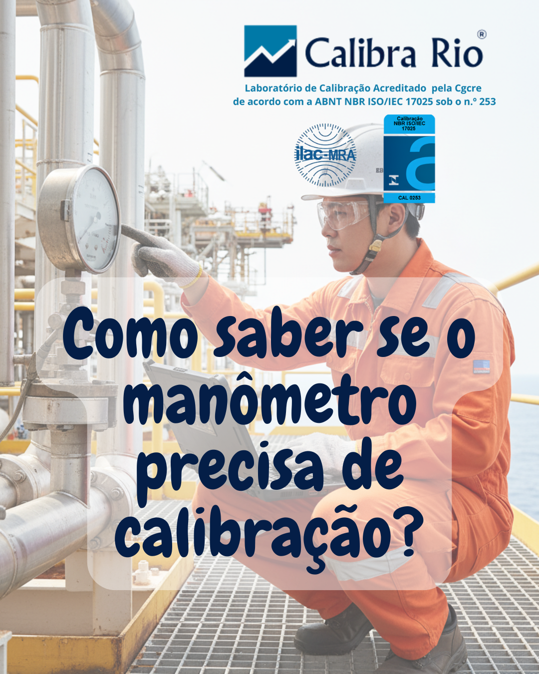 Como saber se o manômetro precisa de calibração