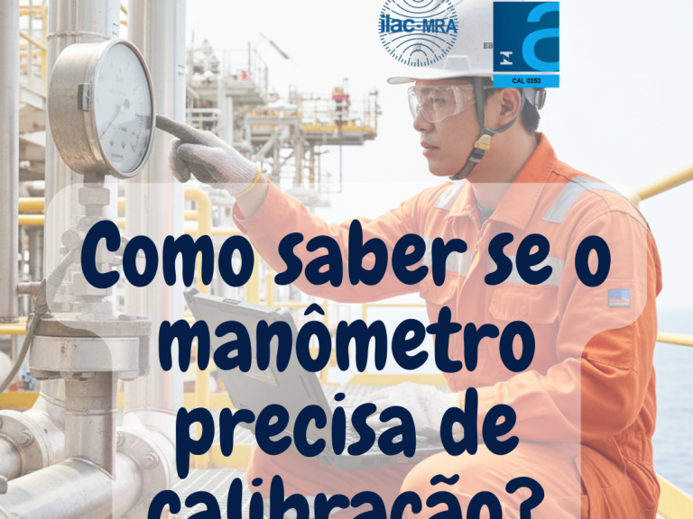 Como saber se o manômetro precisa de calibração